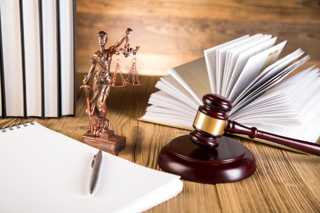 Gavel, desk and documents involved in removing a Conservator